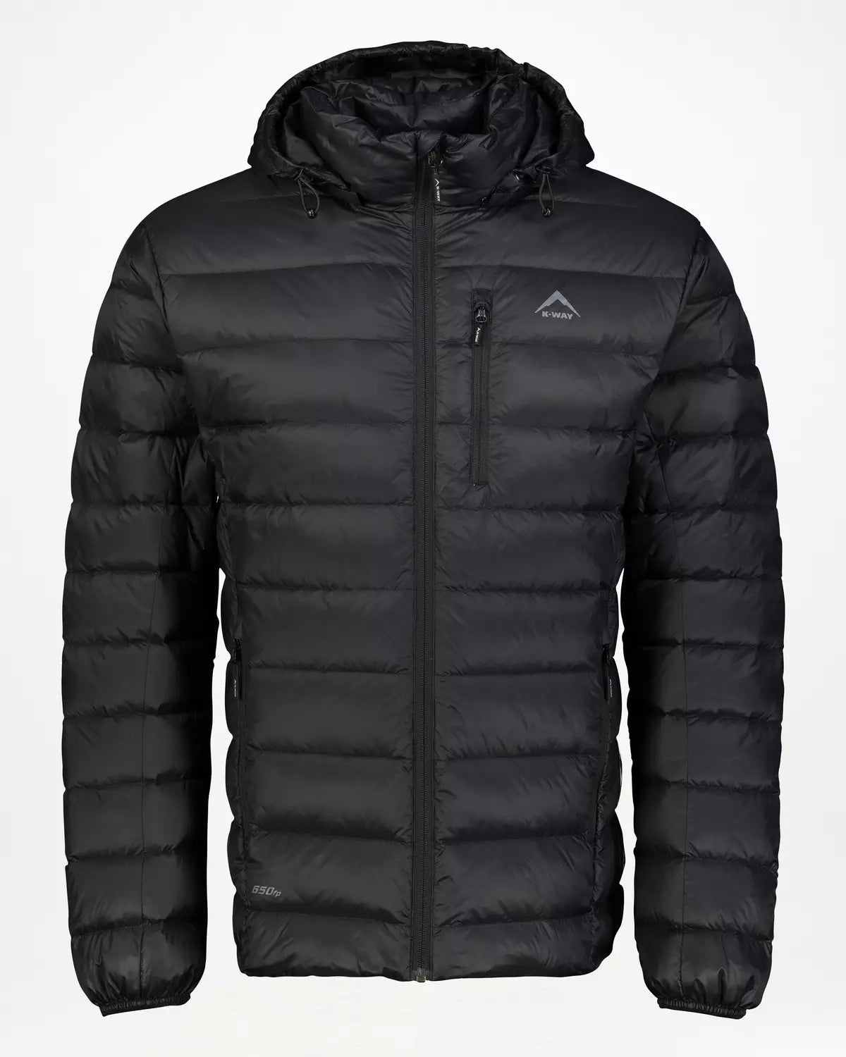 K-WAY MEN’S LOGAN DOWN HOODED PUFFER JACKET