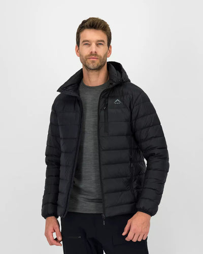 K-WAY MEN’S LOGAN DOWN HOODED PUFFER JACKET
