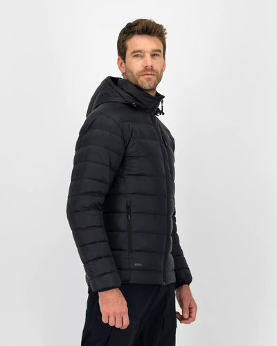 K-WAY MEN’S LOGAN DOWN HOODED PUFFER JACKET