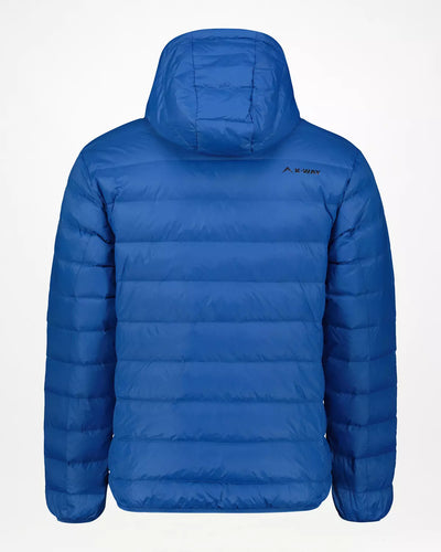 K-WAY MEN’S LOGAN DOWN HOODED PUFFER JACKET